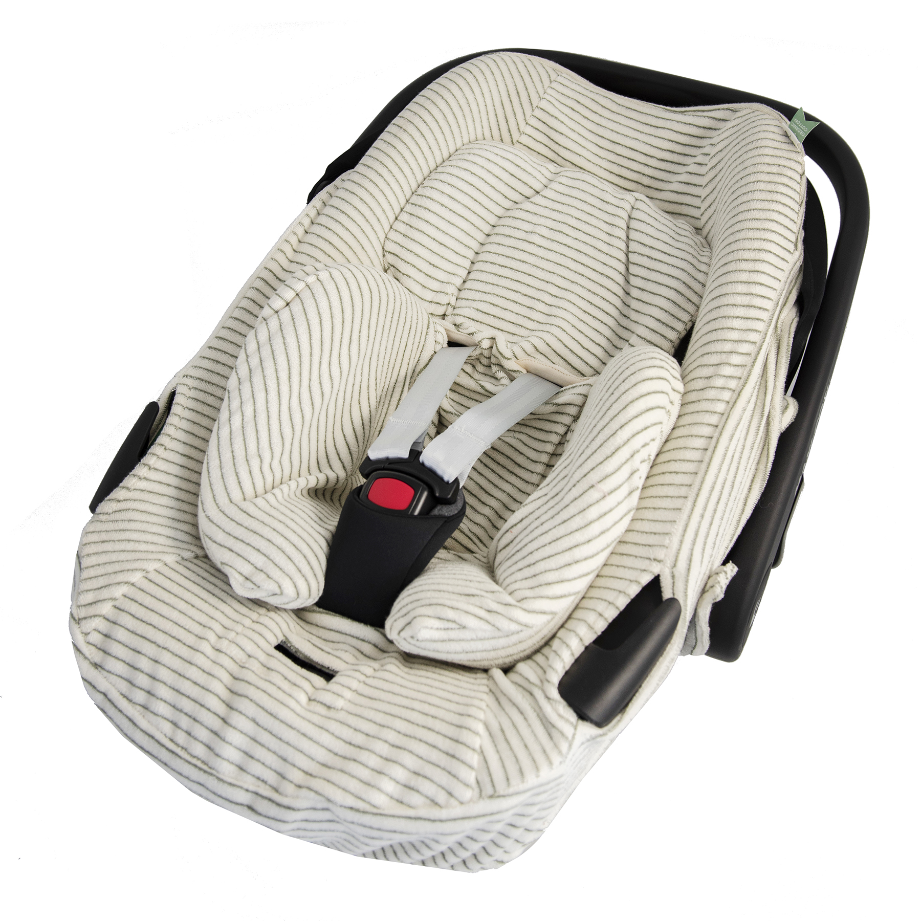 Hoes autostoel | Maxi-Cosi Pebble 360 - Stripes Olive